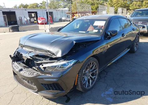 2021 BMW M8 Gran Coupe из США, поврежденный, VIN WBSGV0C09MCF13517